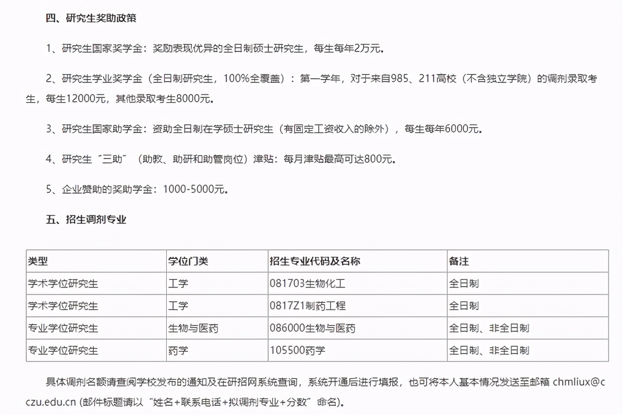 调剂｜考研一区：江苏省内8所院校机构2021年调剂专业汇总