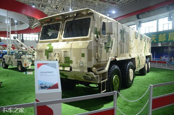 德國奔馳技術,底盤可靠內飾實用,詳解北奔ng80 6x6軍用卡車