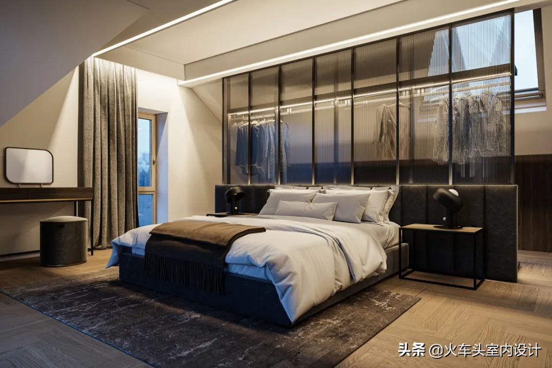 110㎡高级灰+黄铜，轻奢品味