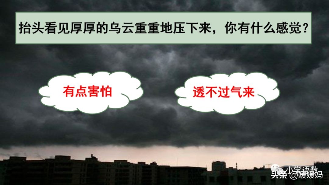 二年级下册语文课文16《雷雨》图文详解及同步练习