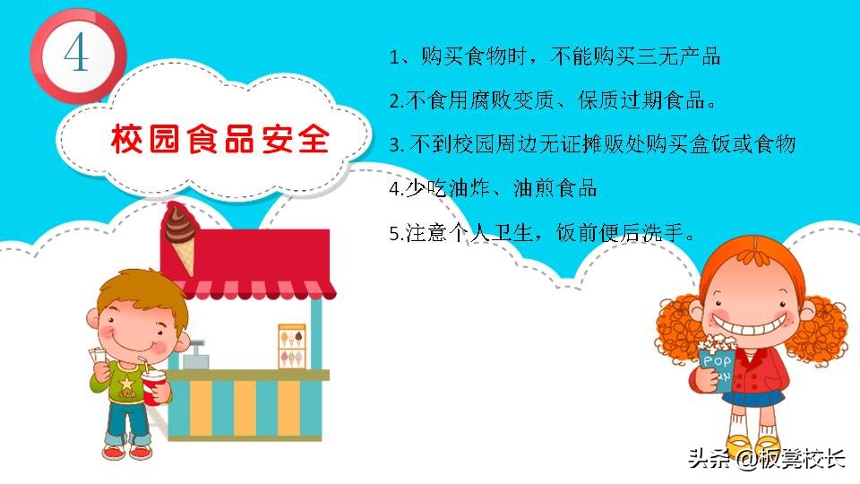 校园安全主题班会课件ppt，交通校园活动劳动食品安全，快收藏吧