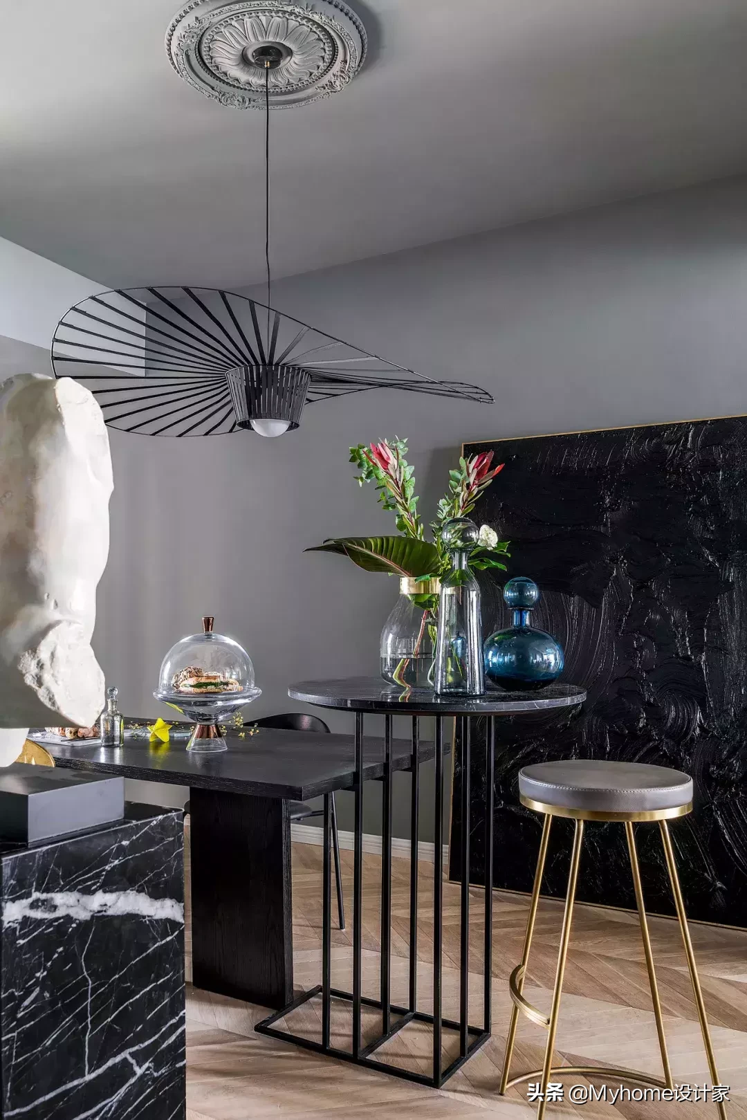 爆改女博主上海出租房,全靠精品软装,这等级堪比皇宫豪宅!