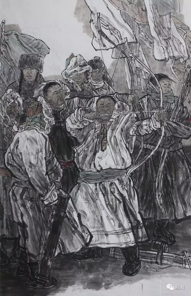 「易雅百家」傅向宏｜当代蒙古族题材绘画的民族特色