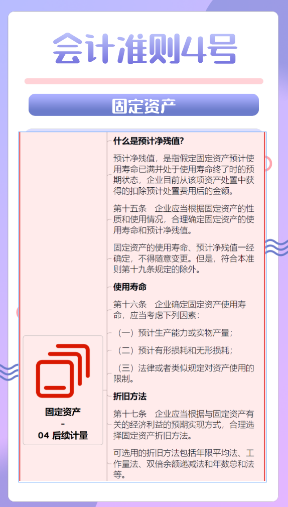 固定资产的会计核算方法，8张图看明白，财务收藏