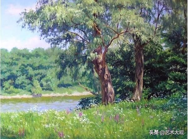 漫步郊野 | 俄罗斯艺术家根纳季·基里琴科风景油画作品欣赏