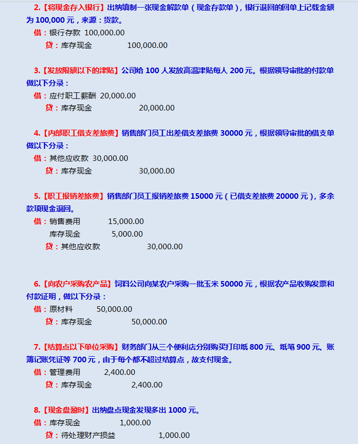 财务人员必备：30个常用会计科目分录案例解析，好记又好用
