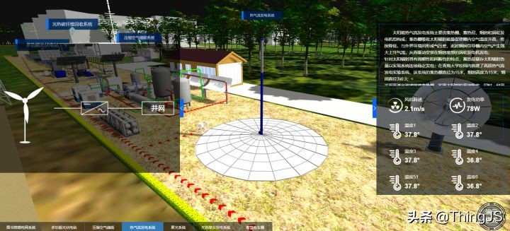 青海大学智慧微能源数字孪生可视化系统