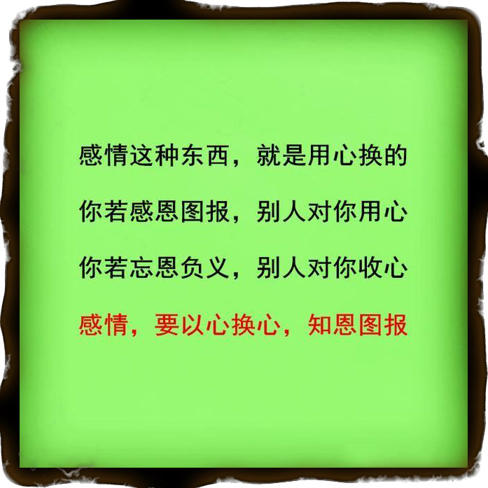 树高万丈莫忘根，人若辉煌莫忘恩，做人要懂得感恩