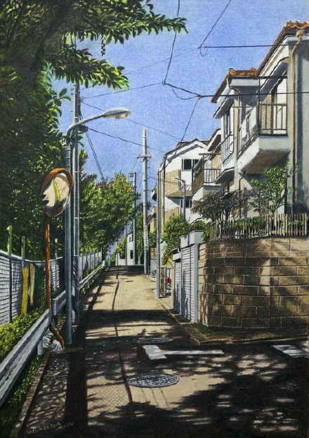 "5根铅笔"绘画出来的彩铅风景画,画的实在是太"逼真"了