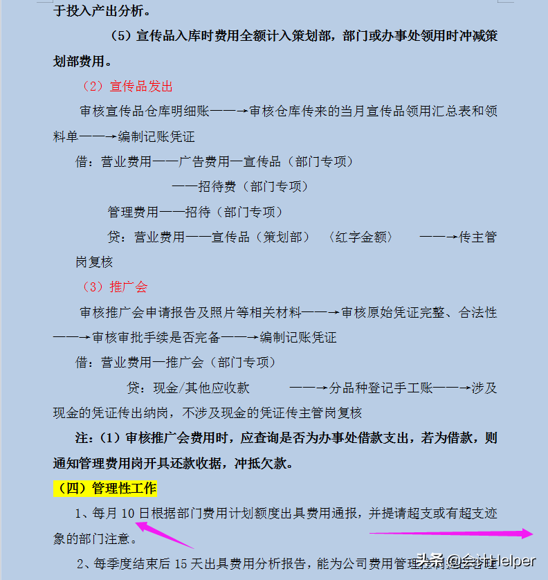 财务速看:从月初到月末，财务各岗位工作全流程汇总!助你高效工作