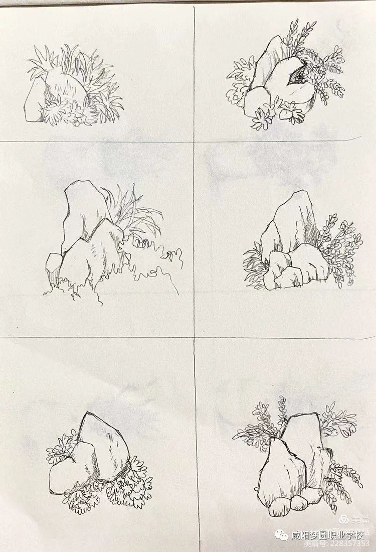 咸阳梦圆职业学校——学生绘画作品展