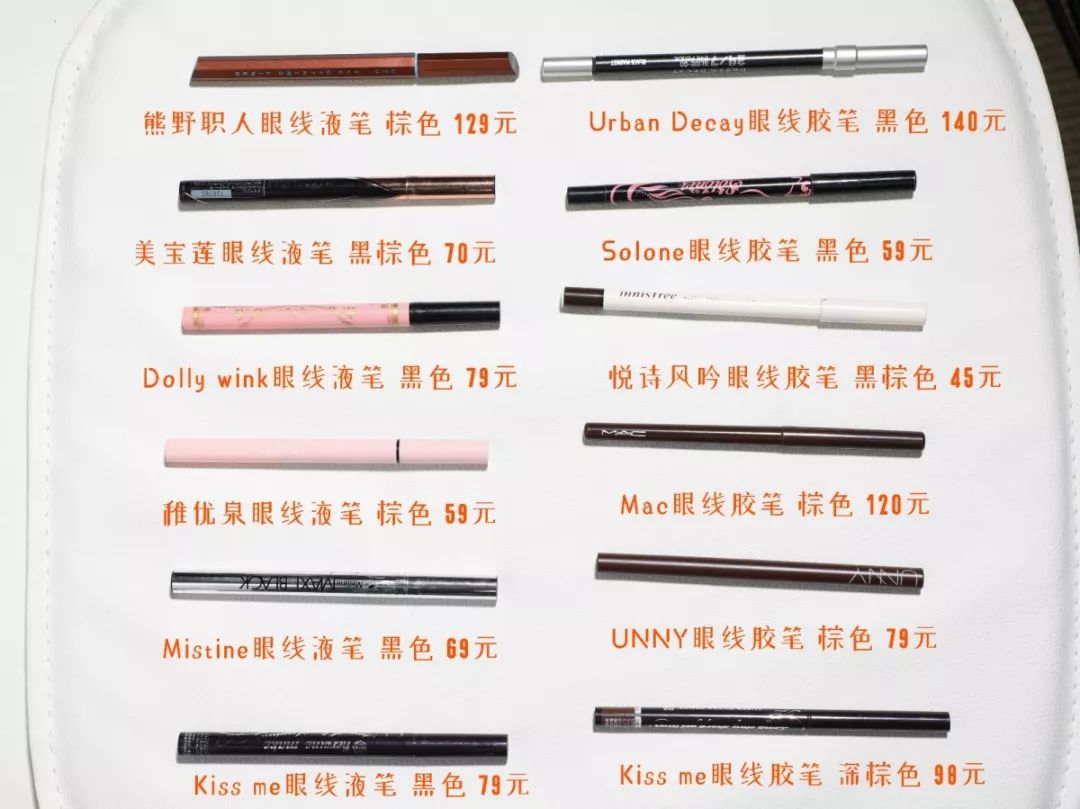 12款熱門眼線筆測評，最貴的竟然最難用