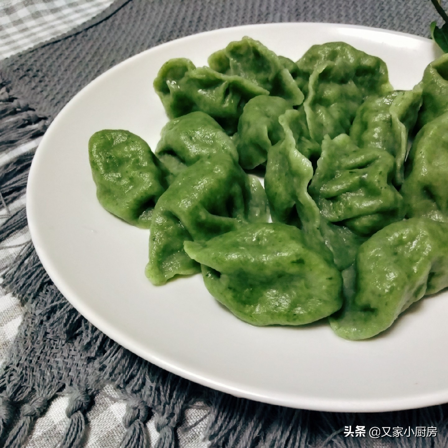 茴香馅儿的饺子好吃，做法也简单，出锅后我家孩子争着吃