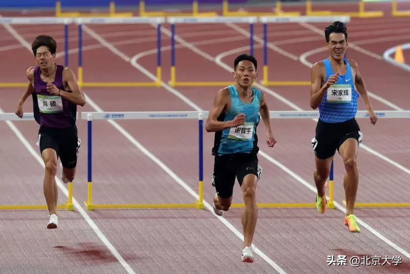 全运会上的北大学子!