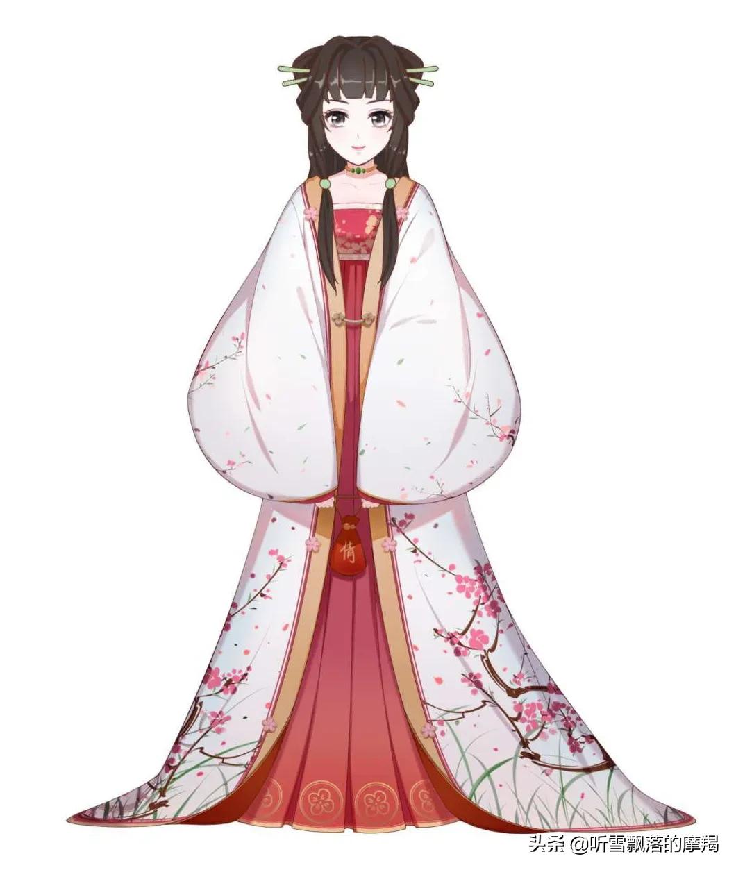 十二星座穿越成古风美女，天秤座最端庄，双鱼座最活泼