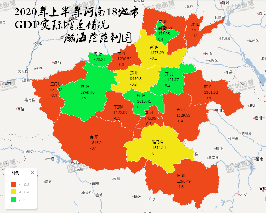 2022年驻马店各县市区GDP情况