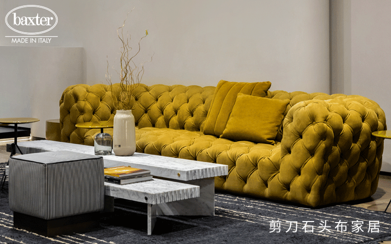 Baxter沙发工艺，打造艺术感十足的现代意式家具