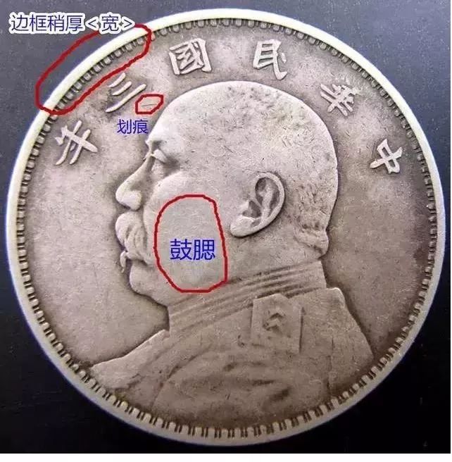 银元真假辨别指南：看边齿、字口、边框！