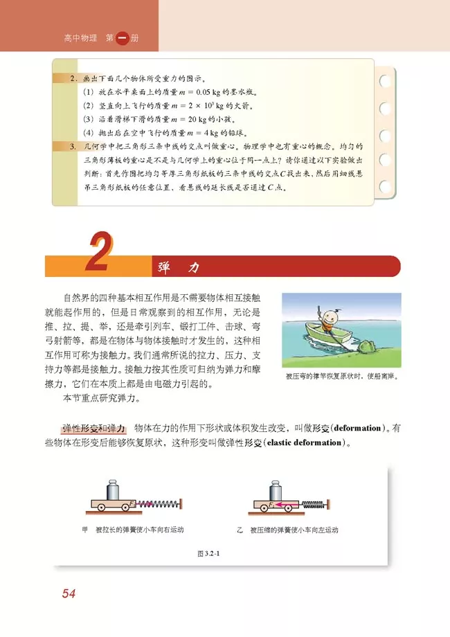 2020年高中物理（必修一）电子课本