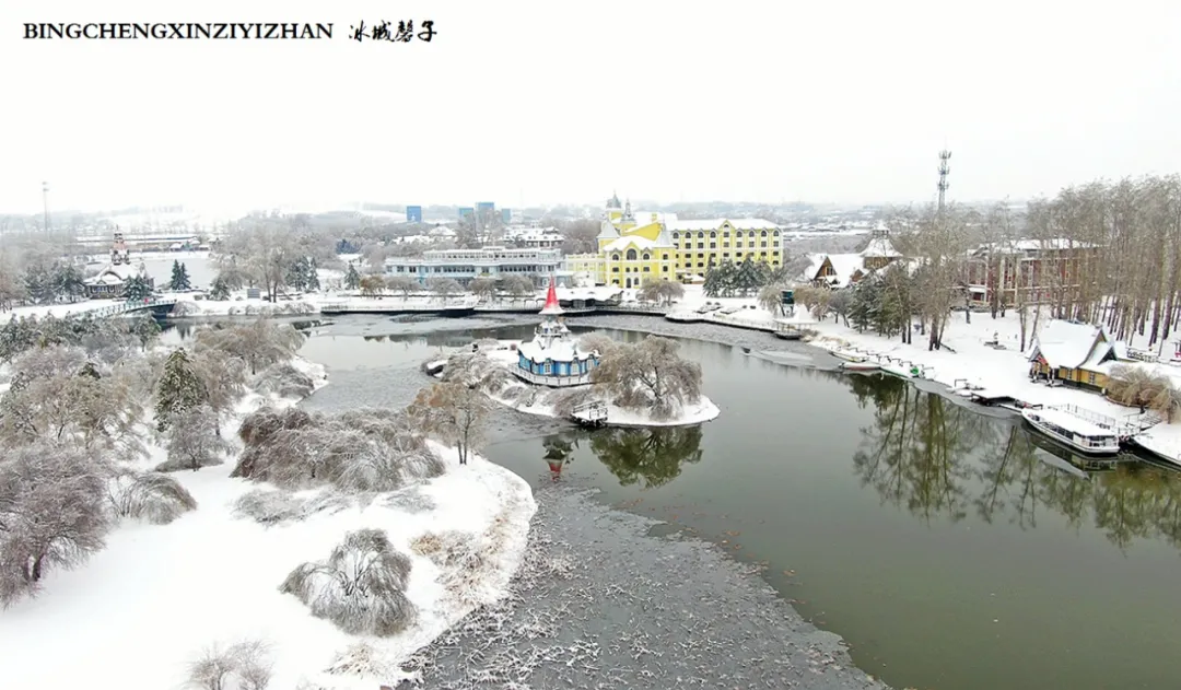 冰城暴雪冻雨之时，却让哈尔滨成为冬的水墨画卷