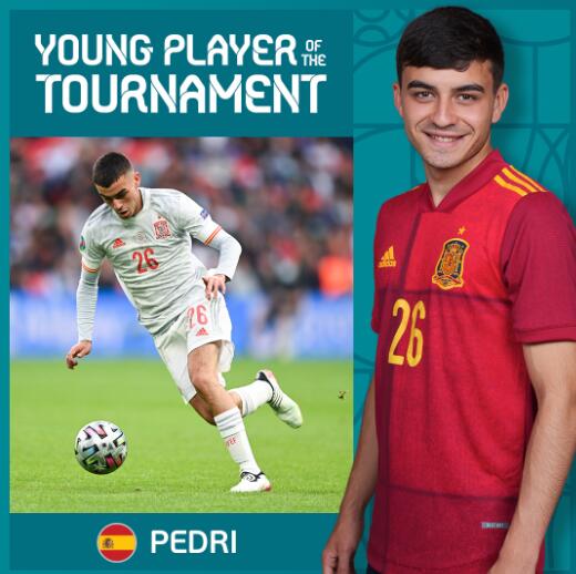 欧洲足球联赛奖项（欧洲杯官方奖项公布！多纳鲁马拿MVP，C罗夺金靴，佩德里最佳新秀）