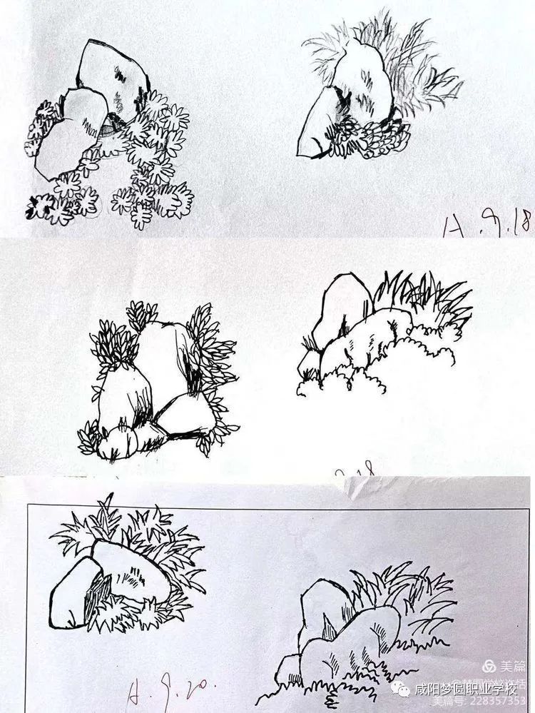 咸阳梦圆职业学校——学生绘画作品展