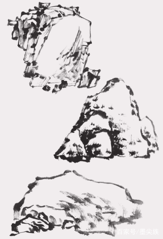 山水画中山石的组合方式新手收藏