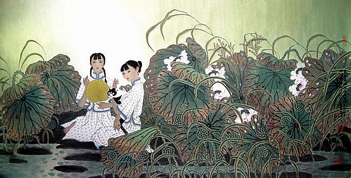 雅俗共赏 幻我两忘——著名画家​于文江笔墨再现东方女性群像