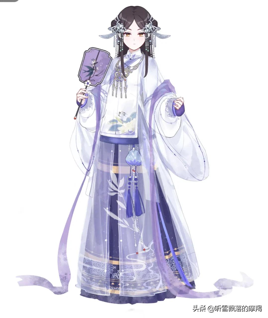 十二星座穿越成古风美女，天秤座最端庄，双鱼座最活泼