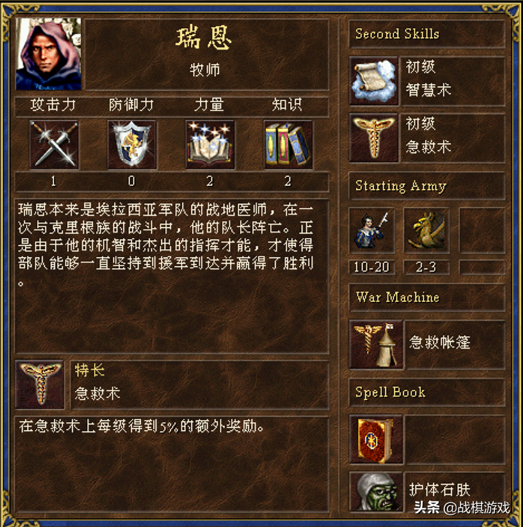 英雄无敌3英雄特长最烂一览
