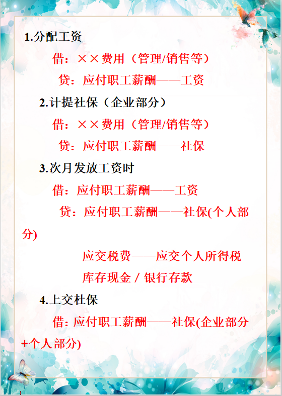 五险一金的账务处理该怎么做？资深老会计给出完美答案！拿来分享