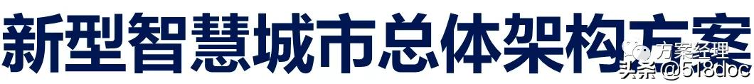 新型智慧城市总体架构方案(ppt)