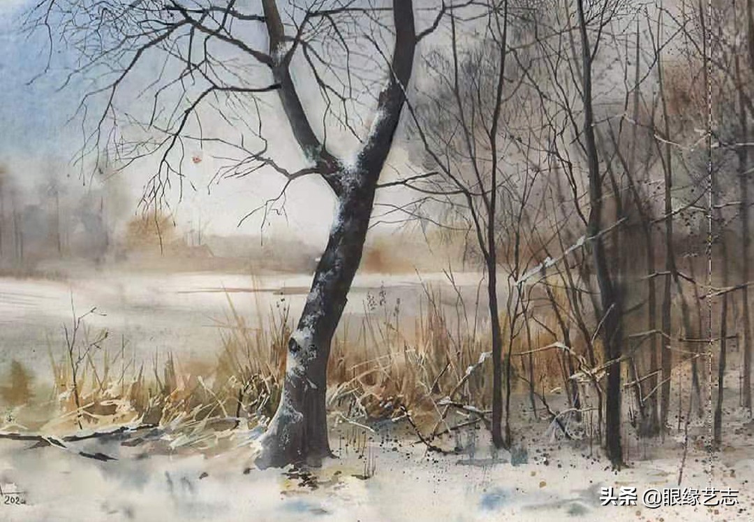 流年梦境，四季繁花。水彩伊人，临芳而画