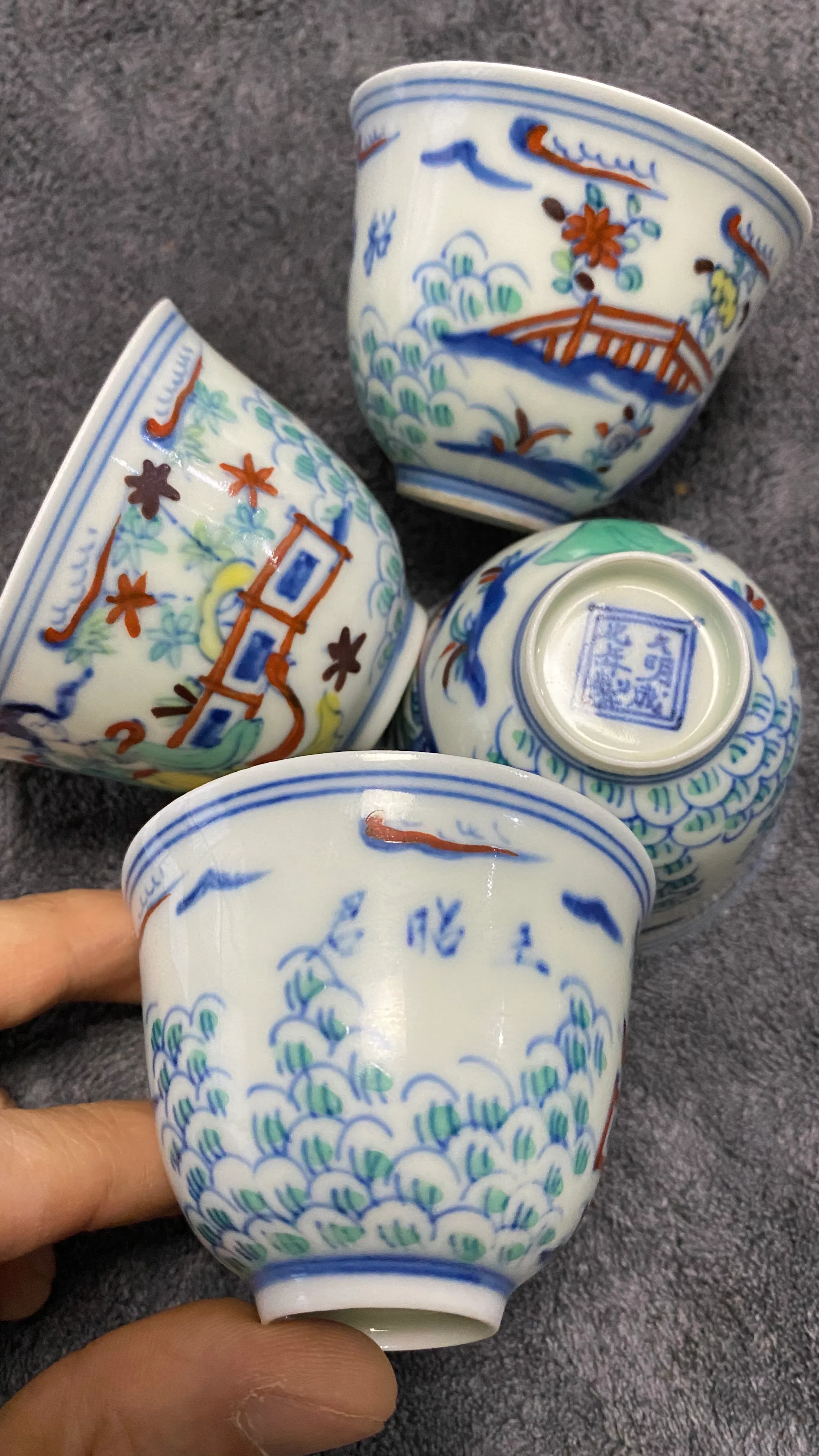 大明成化斗彩瓷器鉴定要点分享~成化真品打样!