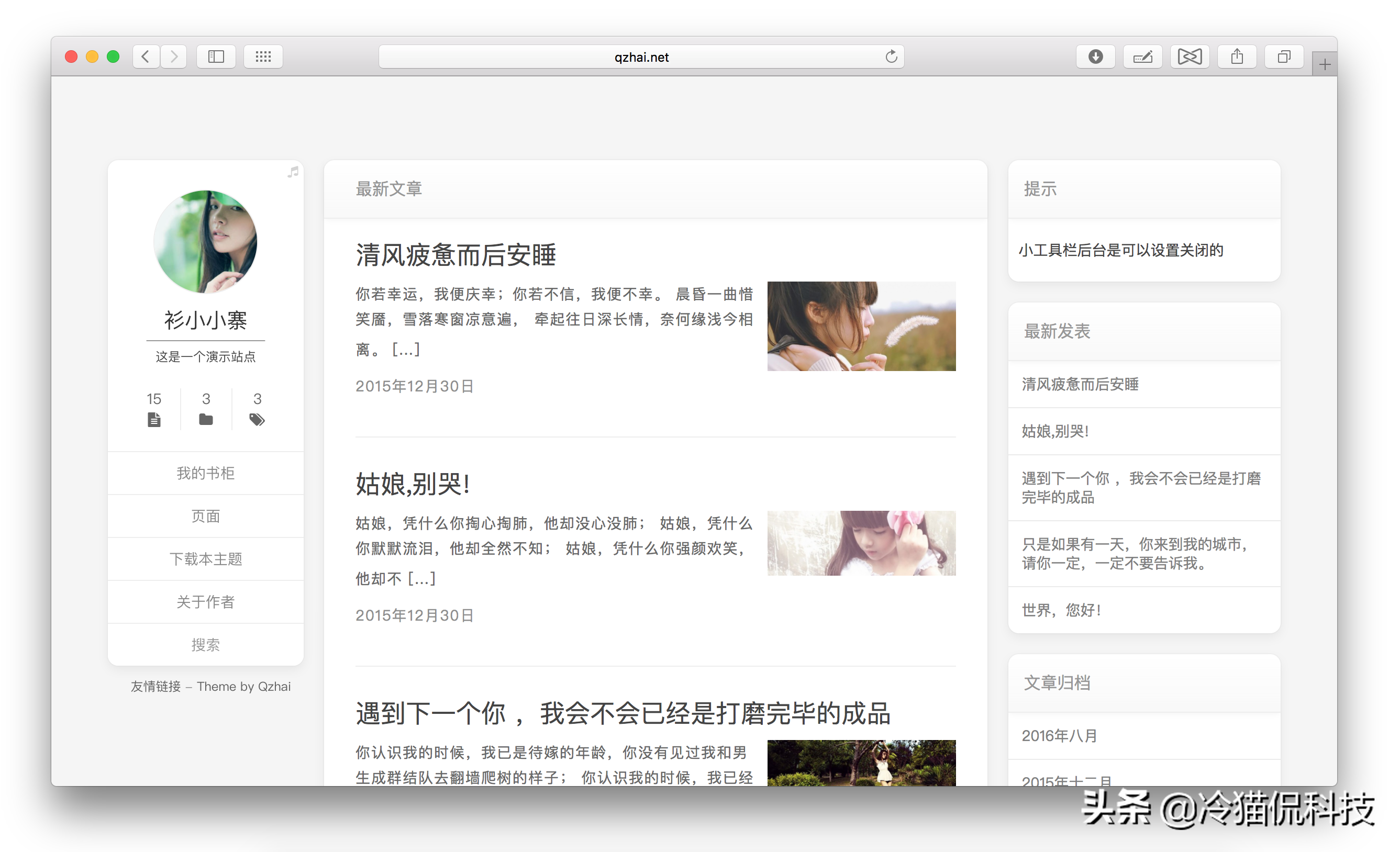 网站没有合适的主题？看看这几款吧！