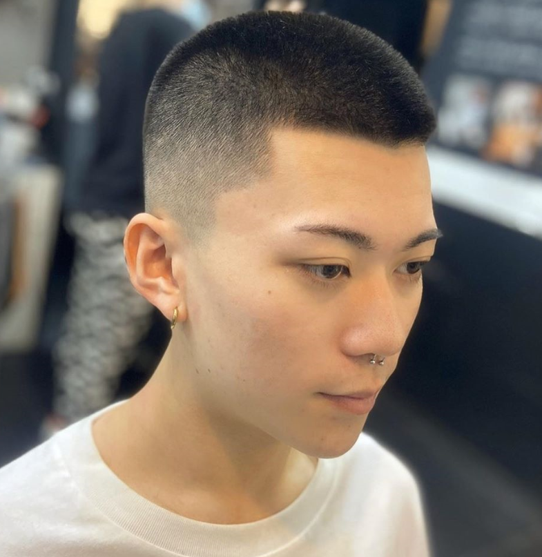 男士短发发型图片2017圆脸(男生) - 赤虎壹号