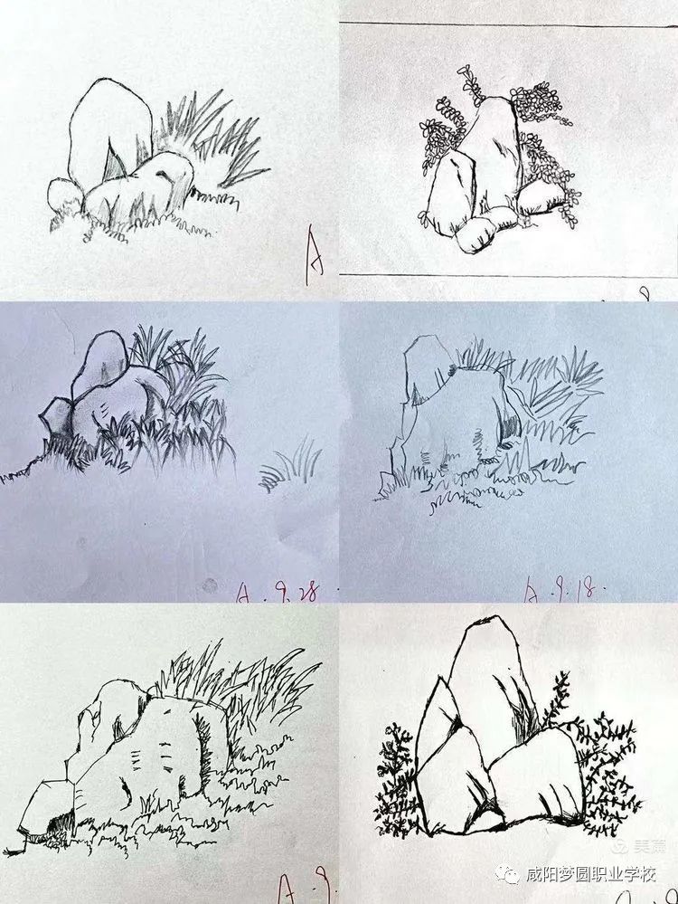 咸阳梦圆职业学校——学生绘画作品展