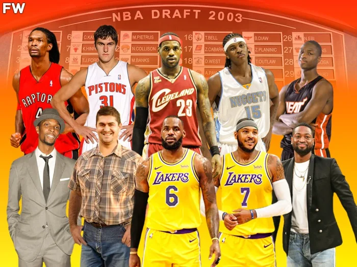 2003 年 NBA 选秀的 10 大新秀：他们现在在哪里？