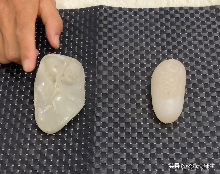 收藏入门教学！如何鉴别真假白玉？看包浆硬度，记得用好强光手电
