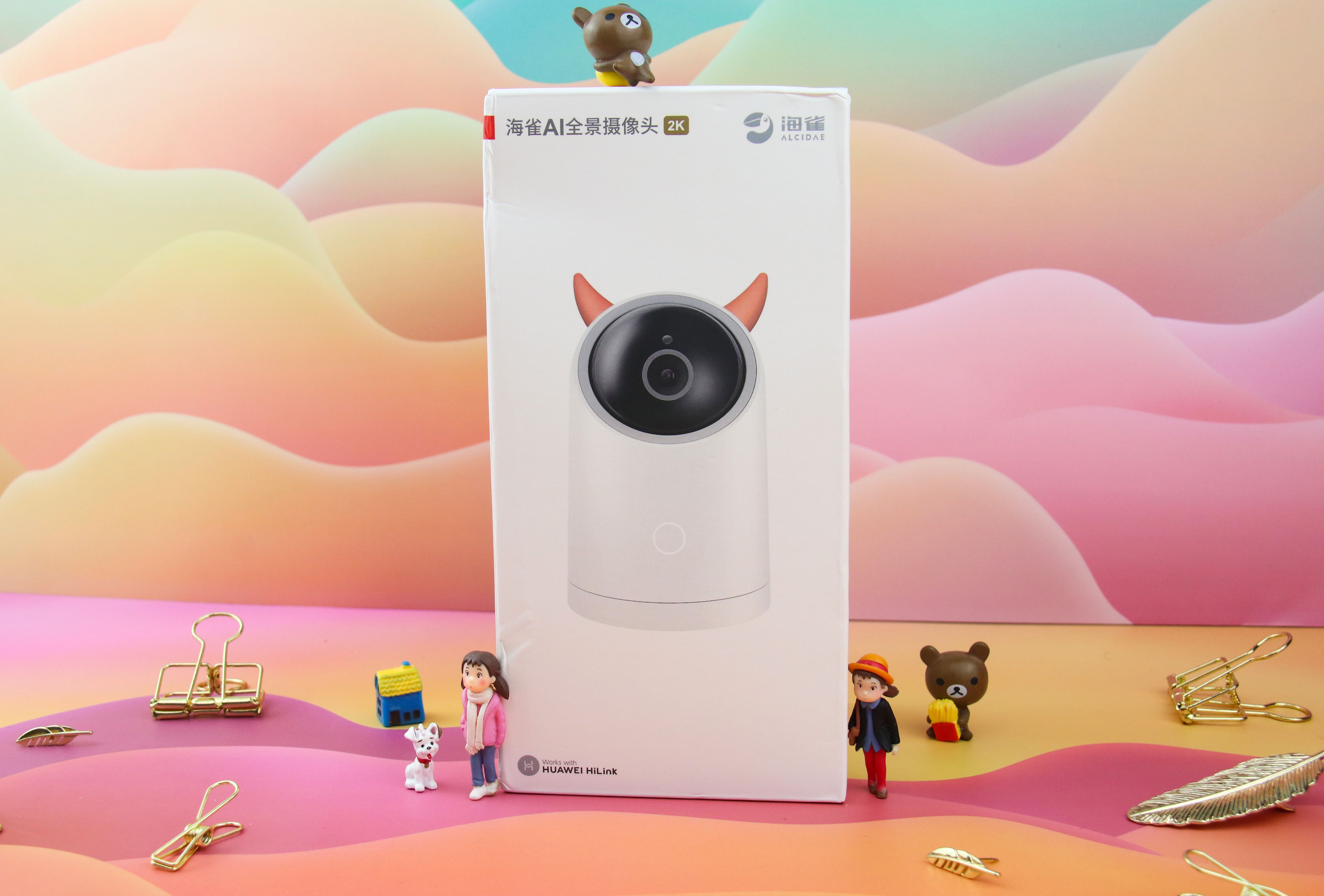 华为智选 海雀AI全景摄像头 2K版，全方位守护家居安全