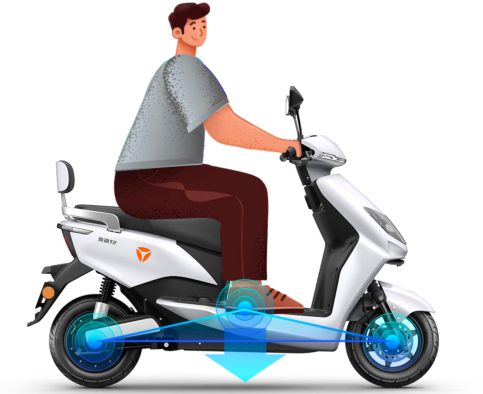 雅迪新車T2發布，搭載800瓦GTR電機，空間大更耐用