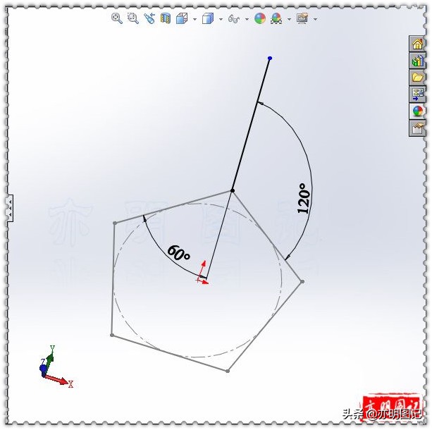 亦明图记：SolidWorks绘制五星足球，使用放样+移动复制完成