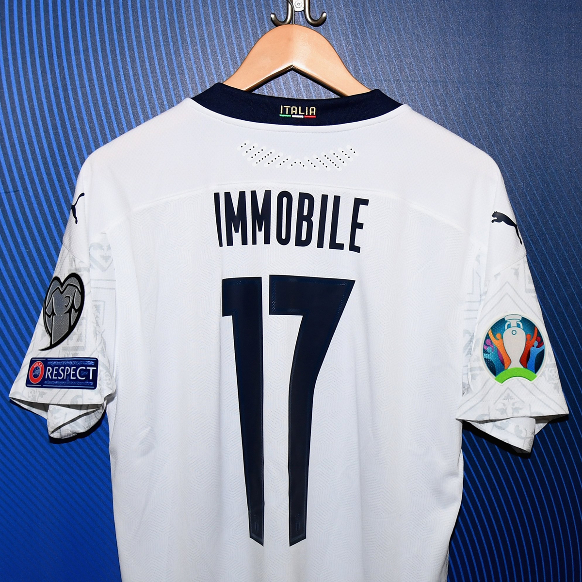 puma意大利国家队2020欧洲杯客场球衣球迷版)