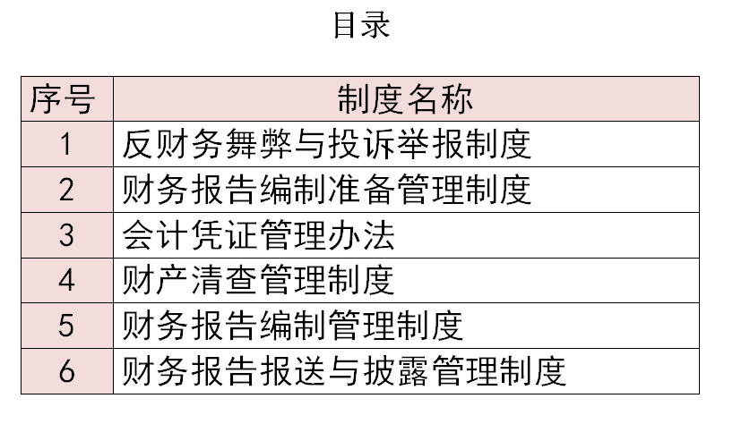财务报告编制与披露管理制度（完整版）