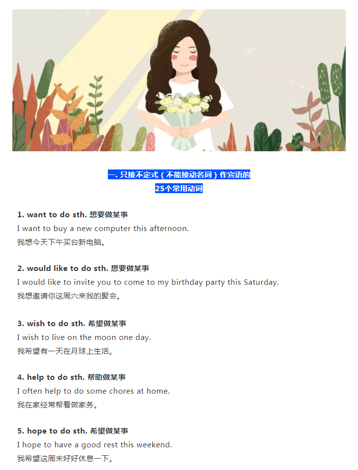 高中英语常考60组高频动词固定搭配+经典例句，收藏起来慢慢背