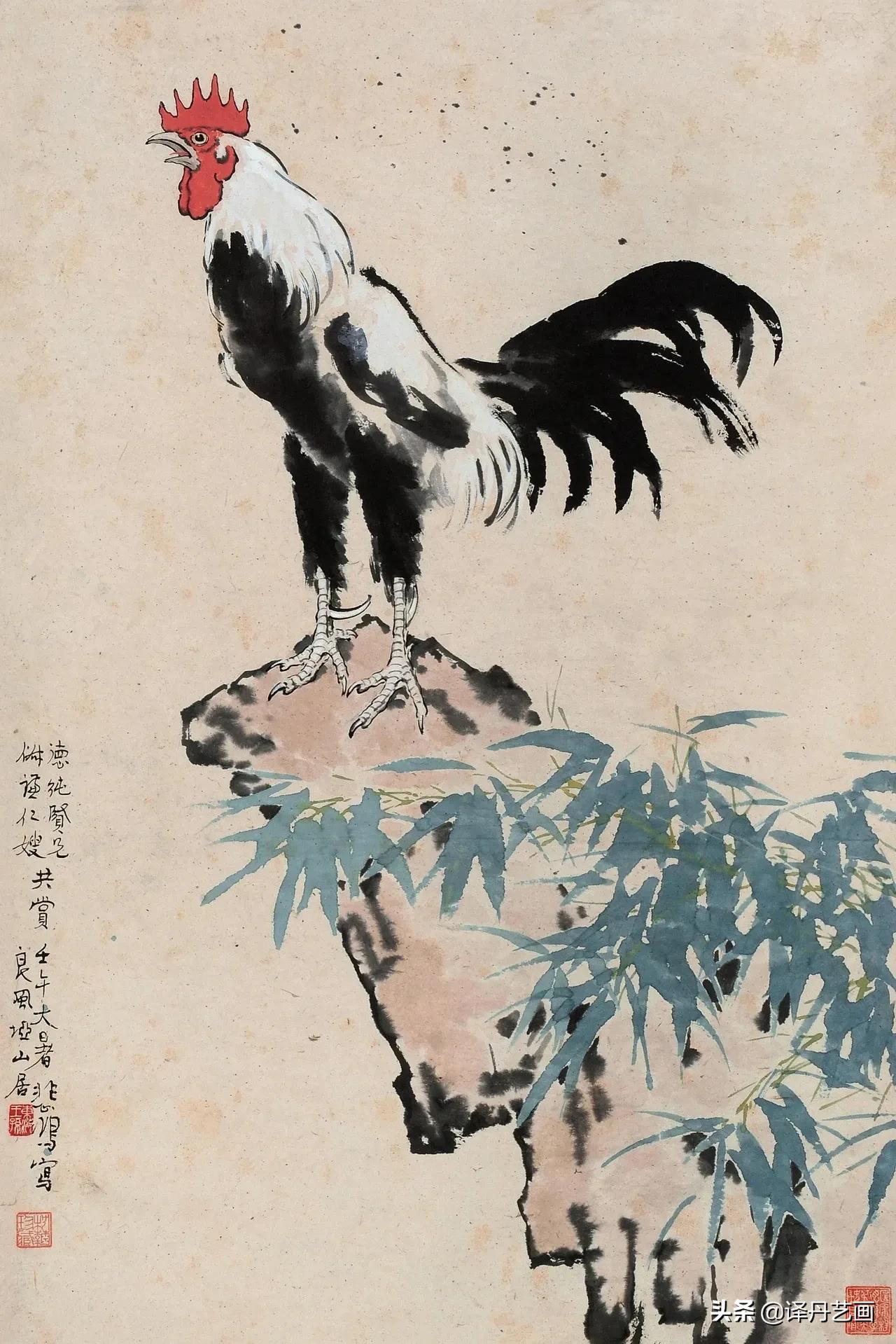 徐悲鸿的两幅名画图片