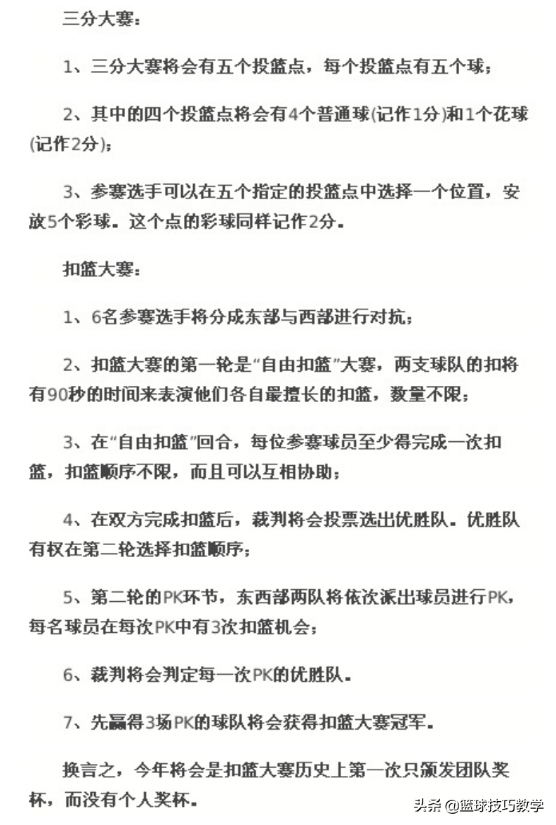 篮球比赛灌蓝多少分(今年NBA扣篮大赛规则终于改了！这次决赛，再也不会出现9分了)