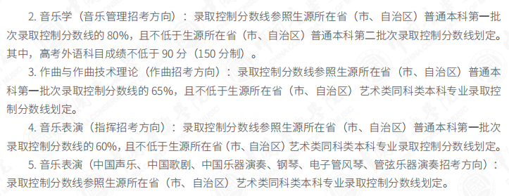 文化课vs专业课：2021年十一大音乐学院专业录取原则详解