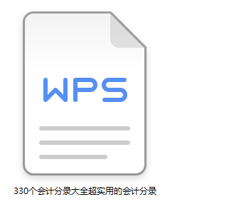 会计人必备330条会计分录，电子版，word版本，可打印学习