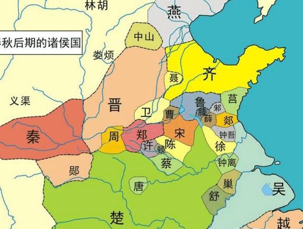 这个其实你看看春秋战国时期的楚国地图就知道了:楚国太大了!